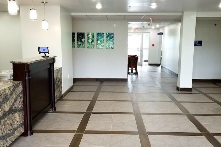 Interior entrance