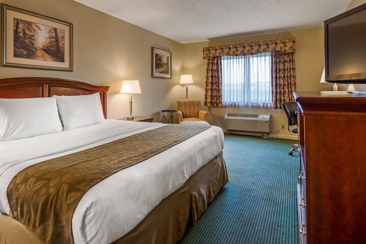 1 King Bed High Speed Internet Accessible Coffee Maker, Hairdryer Iron and Ironing Board Full Breakfast (1 of 6)