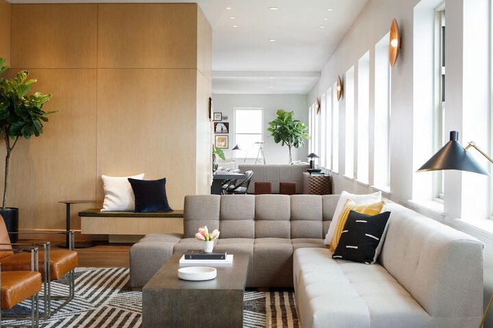 Lobby sitting area