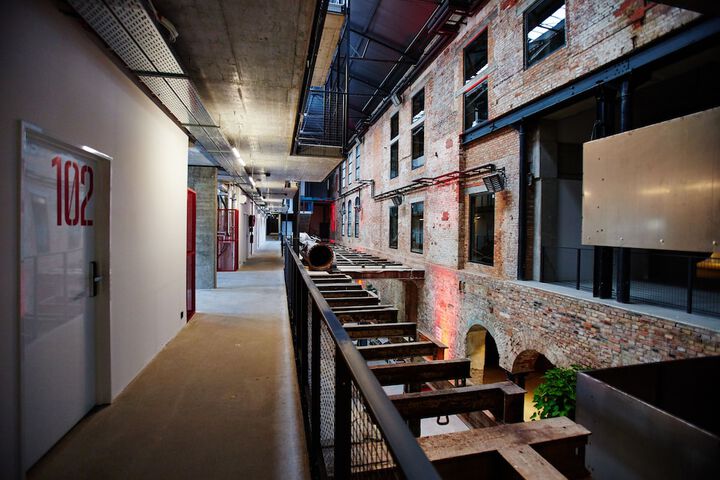 Interior entrance