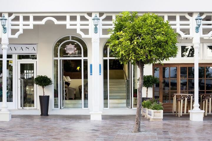 Interior entrance