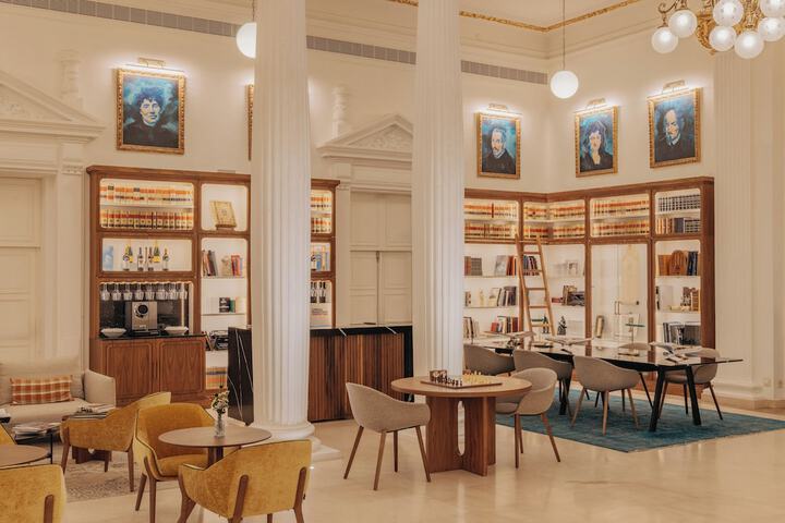 Interior entrance