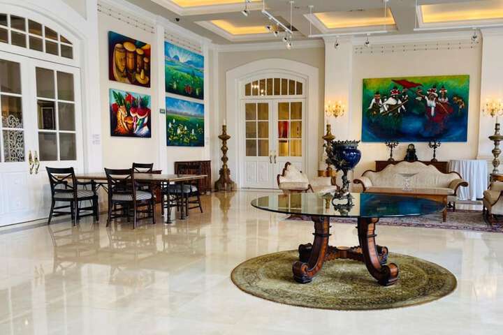 Interior entrance