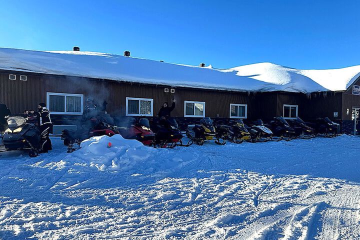 Snowmobiling