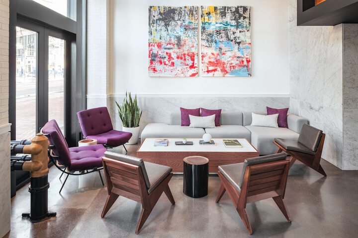 Lobby sitting area