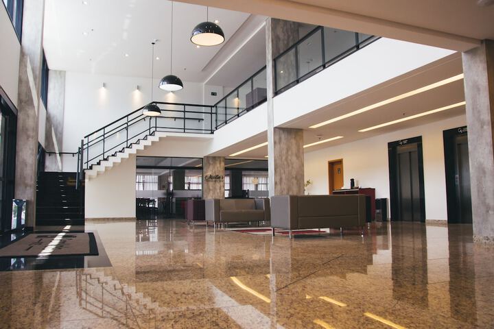 Interior entrance