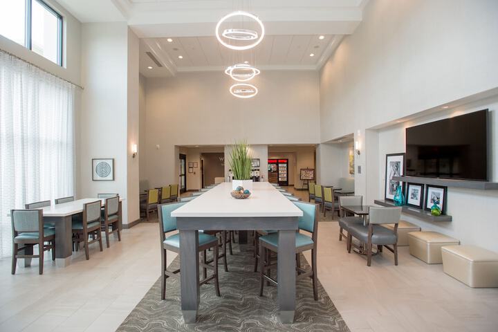 Lobby sitting area