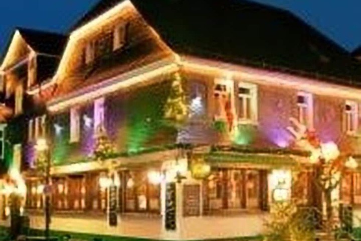 Front of property - evening/night