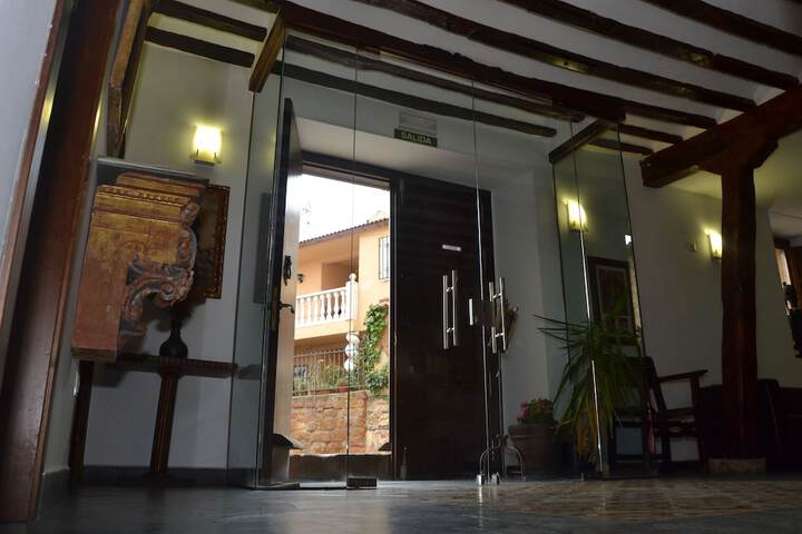 Interior entrance