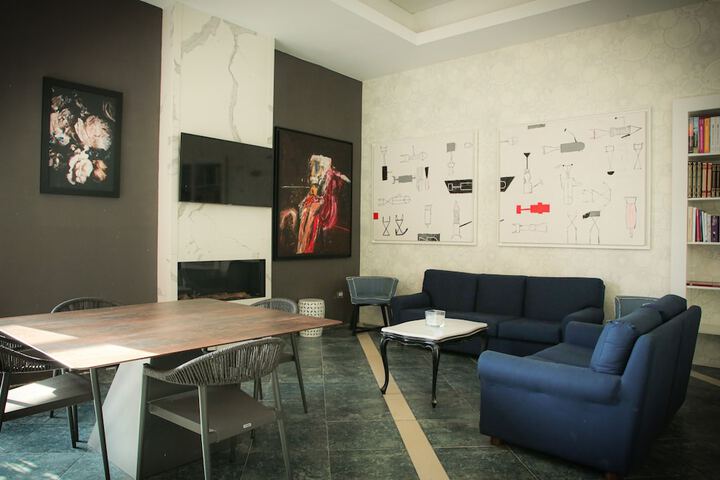 Lobby sitting area