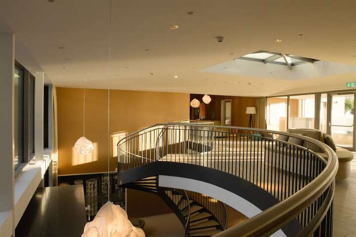 Interior entrance