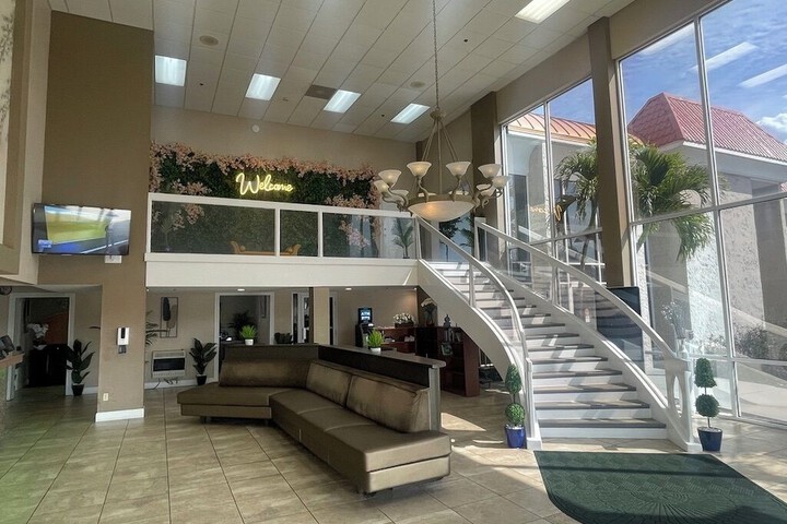 Lobby sitting area