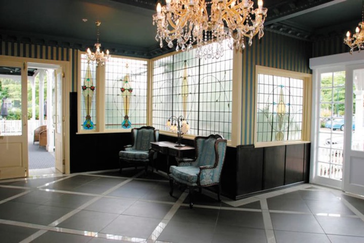 Interior entrance