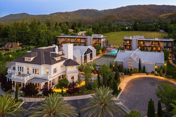 Exterior of Alila Napa Valley a Hyatt Luxury Resort