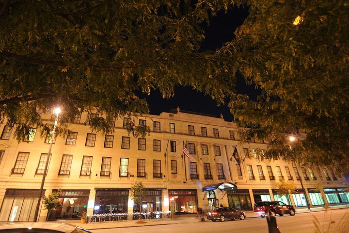 Front of property - evening/night
