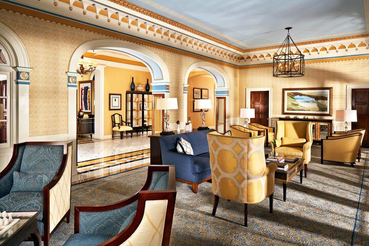 Lobby sitting area