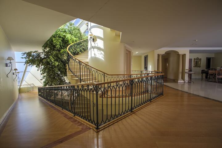 Interior entrance