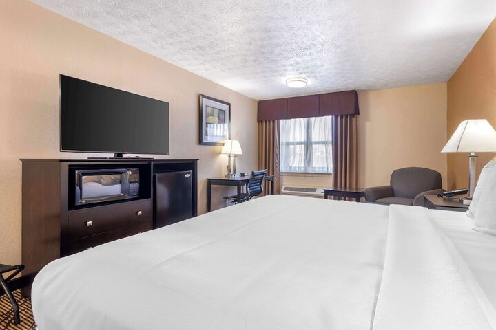 1 King Bed High Speed Internet Accessible Microwave and Refrigerator Desk Coffee Maker (11 of 11)