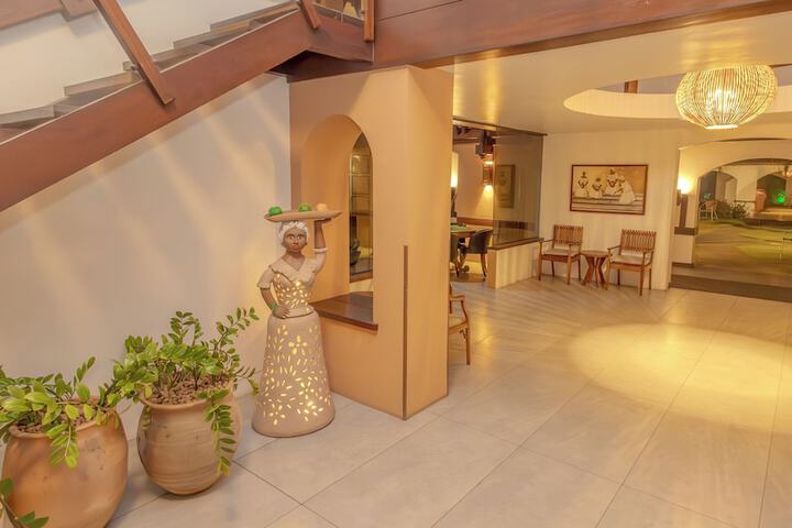 Interior entrance