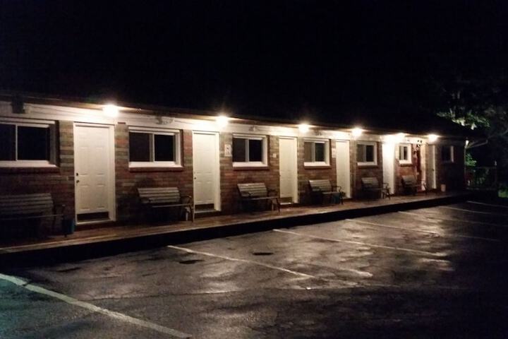 Front of property - evening/night
