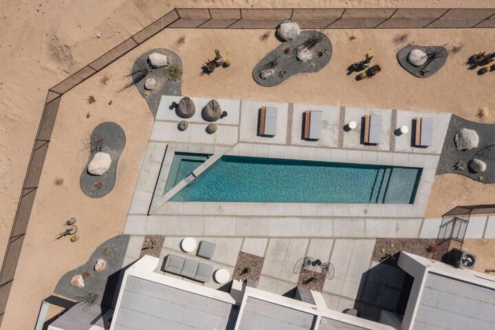Exterior of The Maya by Fieldtrip - Modern Desert Estate With Resort-Style Pool