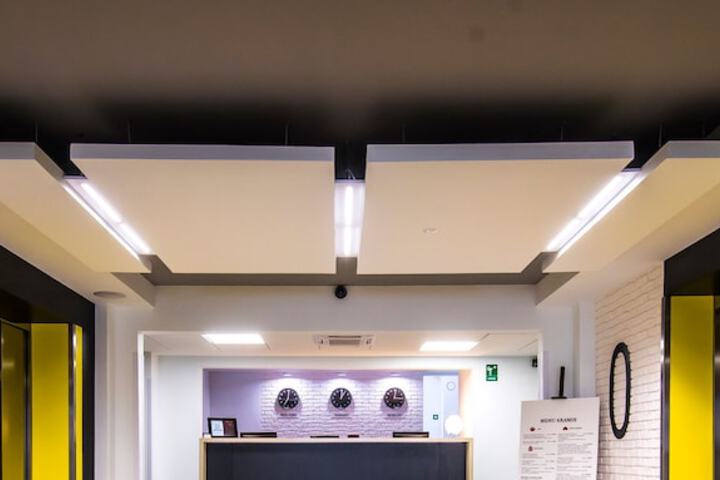 Interior entrance