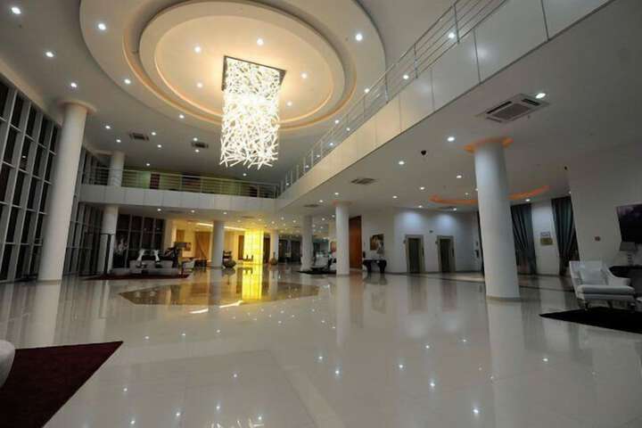 Interior entrance