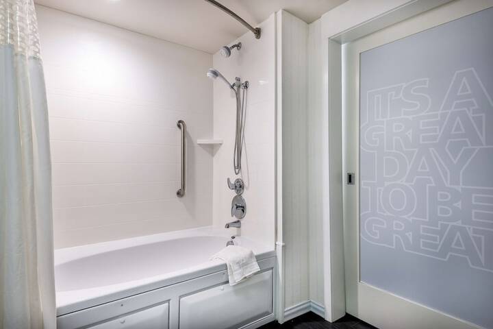 1 King Bed with Walk in Shower (17 of 21)