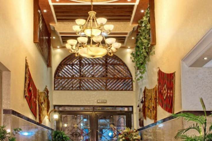 Interior entrance