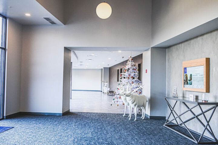 Interior entrance