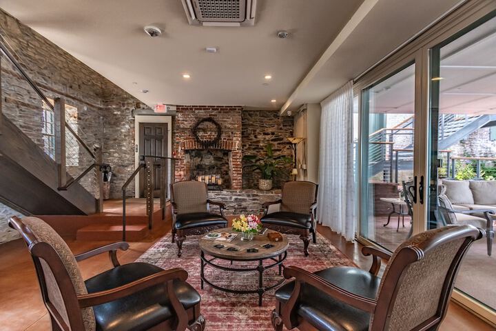 Lobby sitting area