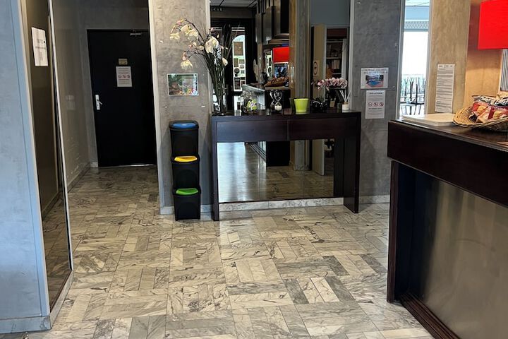 Interior entrance