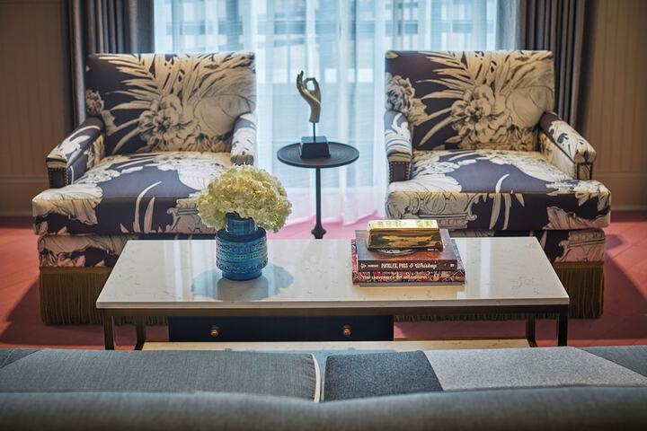 Lobby sitting area