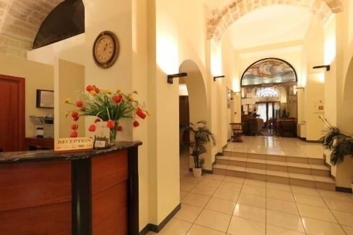 Interior entrance