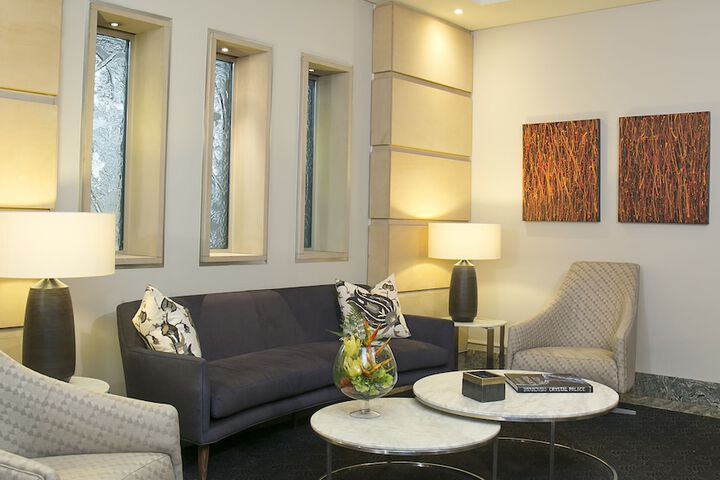 Interior entrance