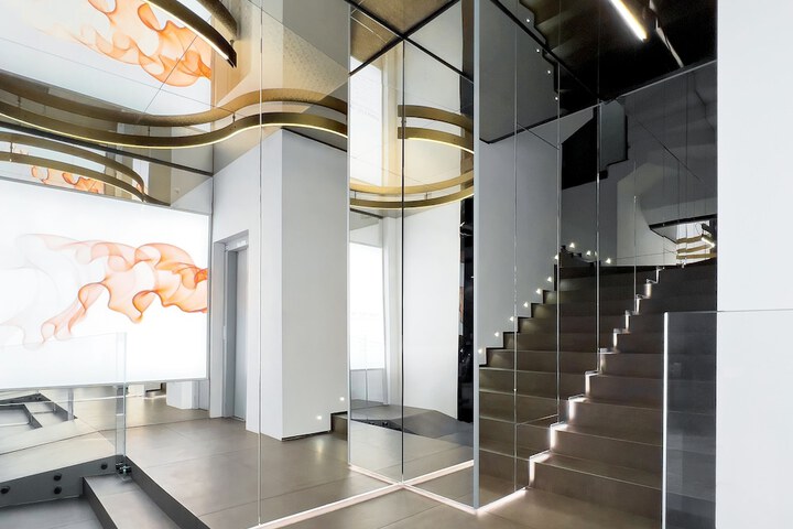 Interior entrance