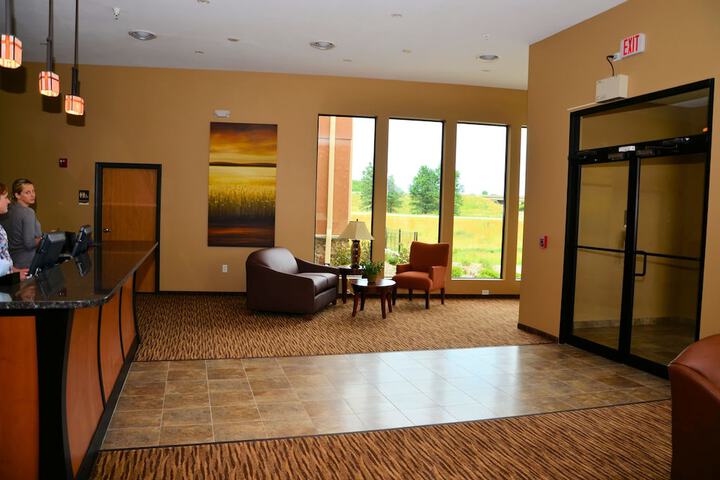 Interior entrance