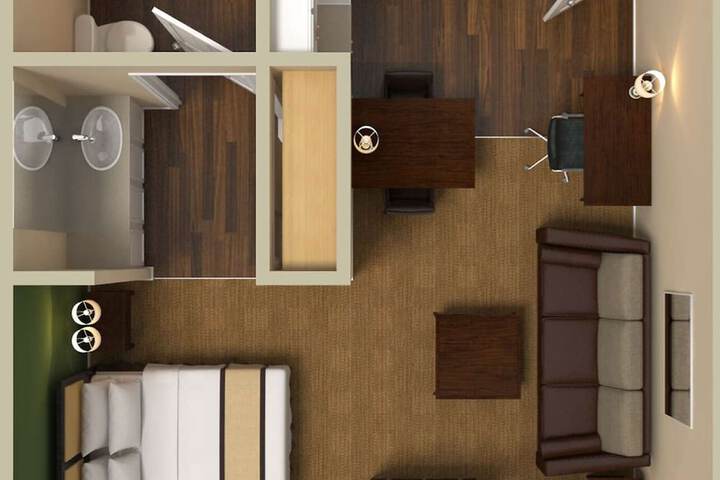 Deluxe Studio King Bed Sofa (1 of 8)