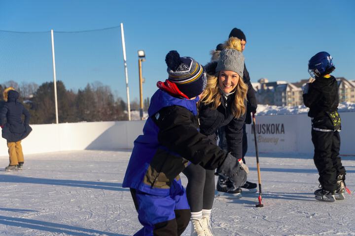 Ice skating