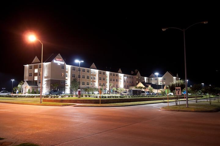 Front of property - evening/night