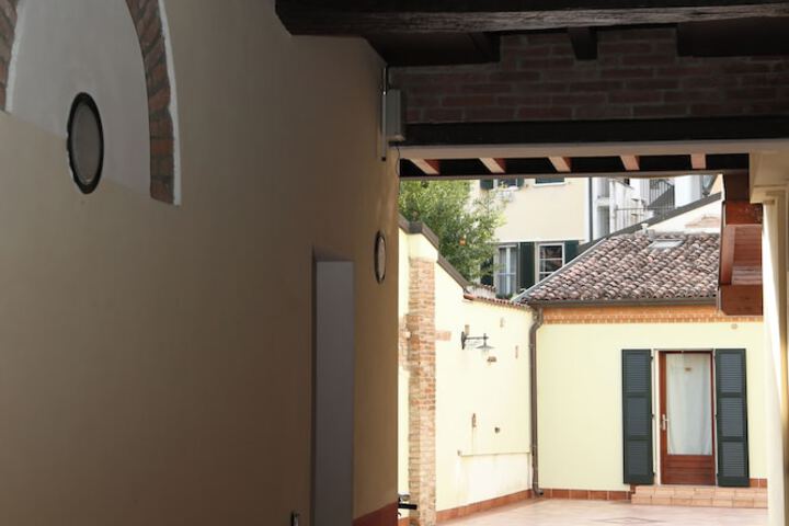 Interior entrance
