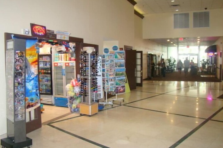 Interior entrance