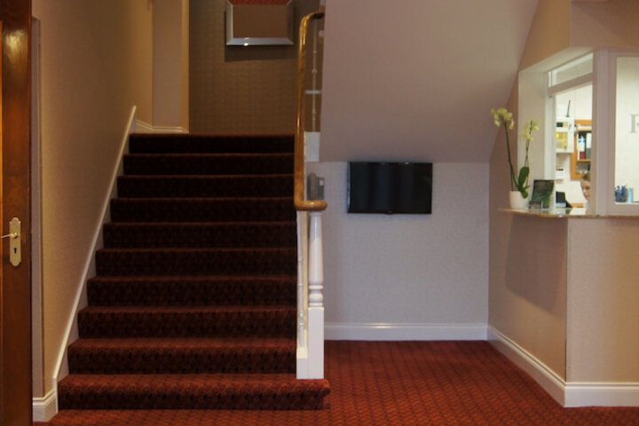 Interior entrance