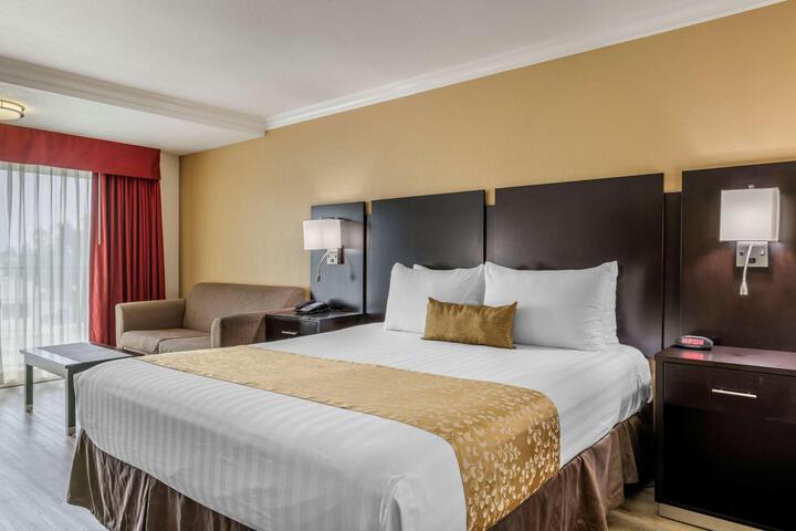 1 King Bed Refrigerator High Speed Internet Accessible Coffee Maker, Hairdryer Iron and Ironi (6 of 25)