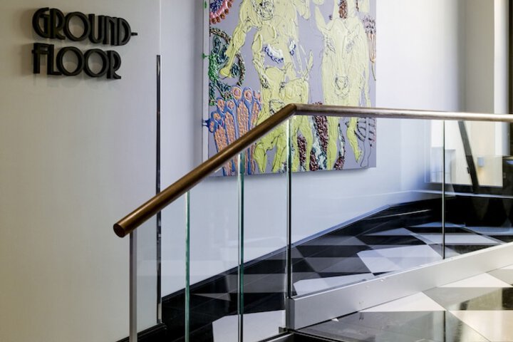 Interior entrance