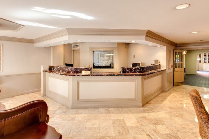 Interior entrance