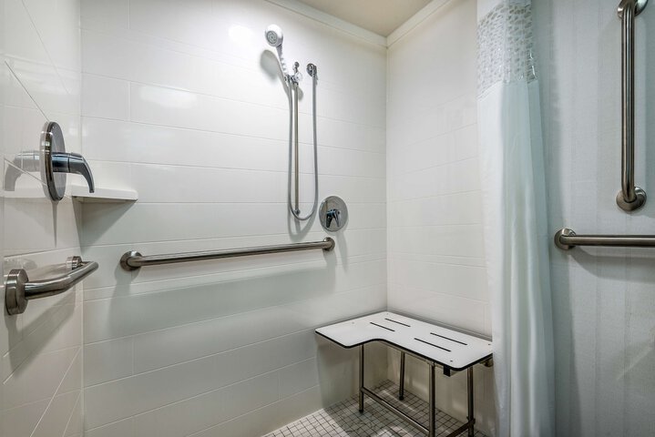 1 King Bed with Walk in Shower (1 of 21)