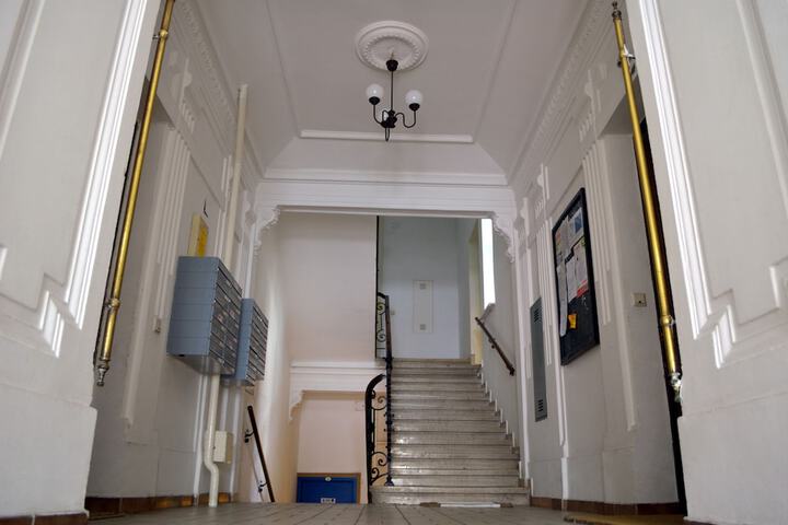Interior entrance