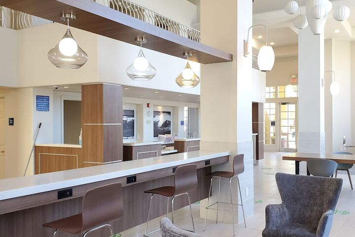 Lobby sitting area