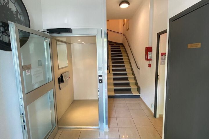Interior entrance